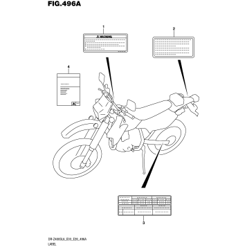 LABEL (DR-Z400SL6 E03)