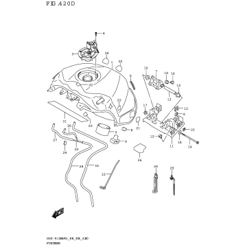 FUEL TANK (GSX-R1000RA:E03,E28)
