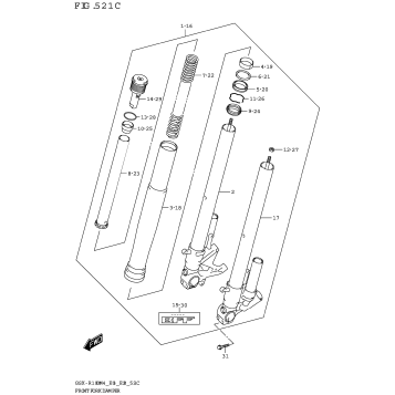 FRONT FORK DAMPER (GSX-R1000RZA)