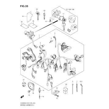 WIRING HARNESS (MODEL K6/K7/K8)