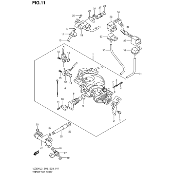 THROTTLE BODY (VZ800L3 E03)