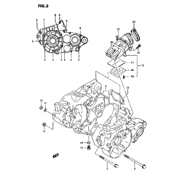 CRANKCASE (MODEL P)