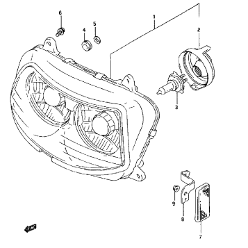 HEADLAMP (MODEL R/S)