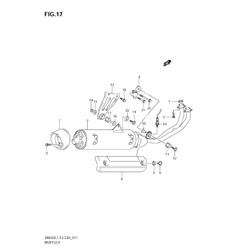MUFFLER (AN650 L1 E3)