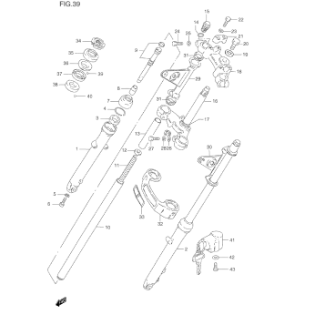FRONT FORK (MODEL M/N/P/R/S)
