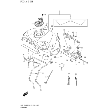 FUEL TANK (GSX-R1000RZA:E03,E28)