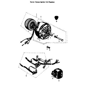 STARTER DYNAMO-IGNITION COIL-REGULATOR