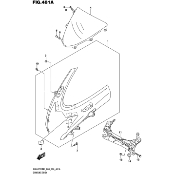 COWLING BODY (GSX-R750Z)