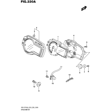 SPEEDOMETER (GSX-S750L6 E03)