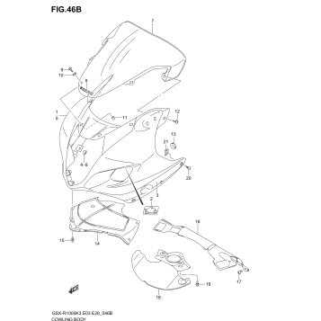 COWLING BODY (GSX-R1000ZK4)