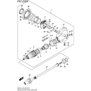 PROPELLER SHAFT/FINAL DRIVE GEAR