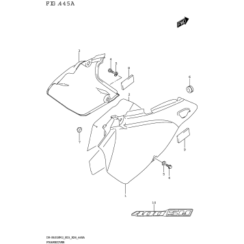 FRAME COVER (DR-Z400SM:(E03,E28))