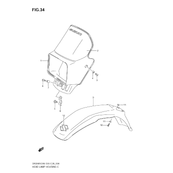 HEADLAMP COVER (MODEL K6/K7)
