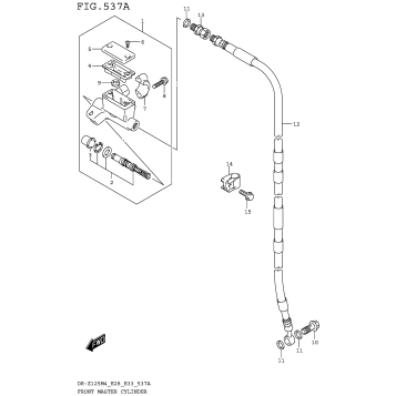 FRONT MASTER CYLINDER (DR-Z125L)