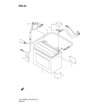 BATTERY (GSX1300RAL3 E33)