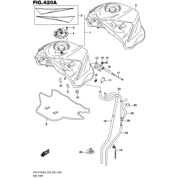 FUEL TANK (GSX-R1000L6 E03)