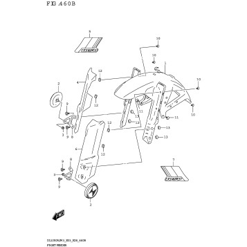 FRONT FENDER (DL1050RJ)