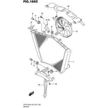 RADIATOR (GSX-R1000L6 E33)