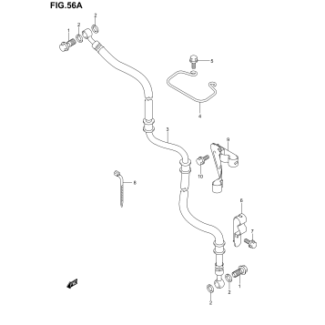 FRONT BRAKE HOSE (AN400K4/K5/K6)