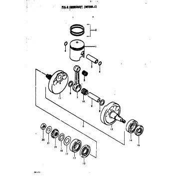 CRANKSHAFT (RM100B