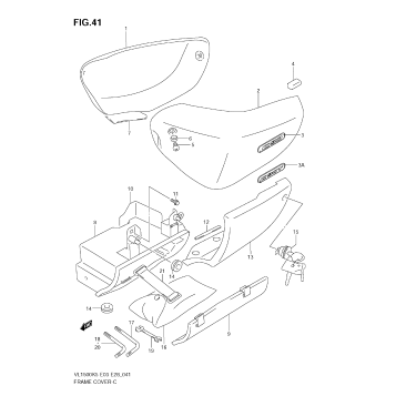 FRAME COVER (MODEL K5/K6)