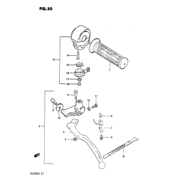 LEFT HANDLE SWITCH (MODEL D)