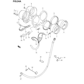 SPEEDOMETER - TACHOMETER (NOT FOR U.S. MARKET)