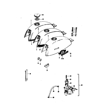 FUEL TANK - FUEL COCK