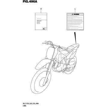 LABEL (DR-Z125L9 E28)