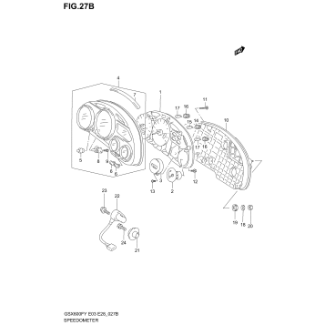 SPEEDOMETER (MODEL K1/K2/K3)