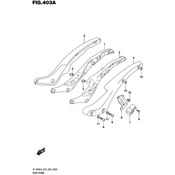 REAR FRAME (VL1500BL8 E03)