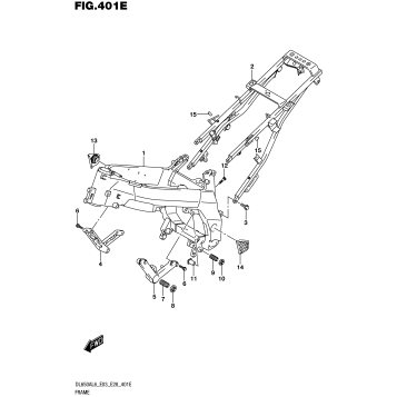 FRAME (DL650XAL6 E33)