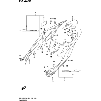 FRAME COVER (GSX-R1000RZA)
