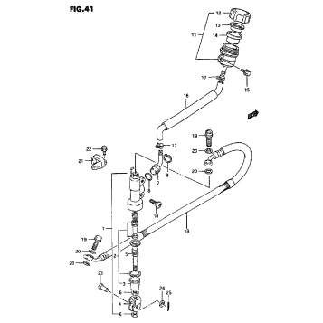 REAR MASTER CYLINDER (MODEL L)