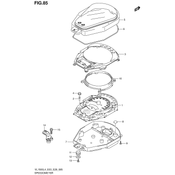 SPEEDOMETER (VL1500L4 E28)