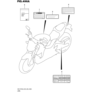 LABEL (GSX-S750L8 E03)