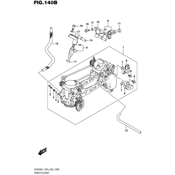 THROTTLE BODY (DL650AL7 E28)