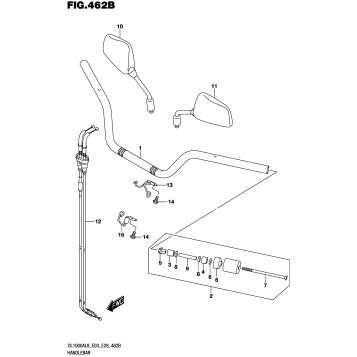 HANDLEBAR (DL1000AL8 E28)