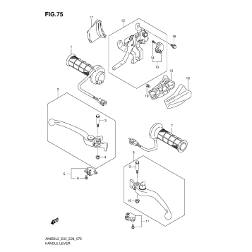 HANDLE LEVER (AN650ZL3 E28)