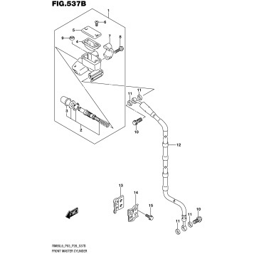 FRONT MASTER CYLINDER (RM85L6 P28)