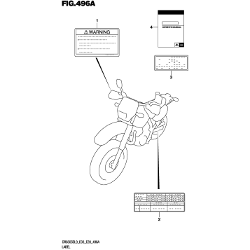 LABEL (DR650SEL9 E03)