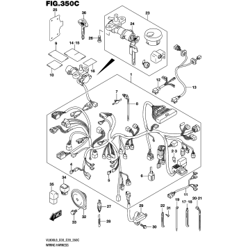 WIRING HARNESS (VL800L8 E33)
