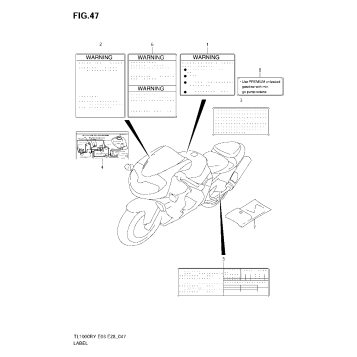 LABEL (MODEL W/X/Y/K1)