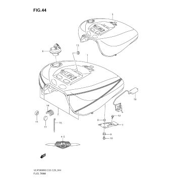 FUEL TANK (VLR1800TK8/TK9)