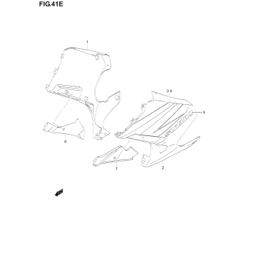 UNDER COWLING  (GS500FK4)