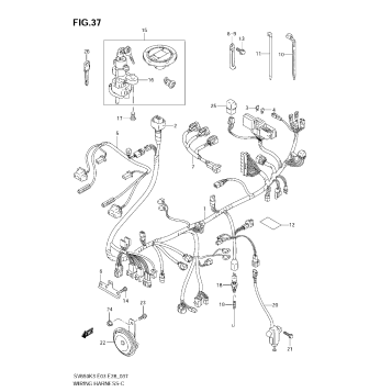 WIRING HARNESS (SV650SK3/SK4)