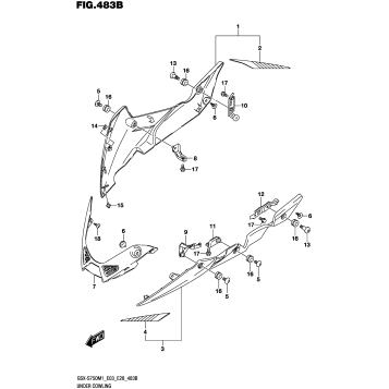 UNDER COWLING (GSX-S750Z,GSX-S750ZA)