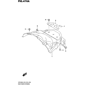 REAR FENDER EXTENSION