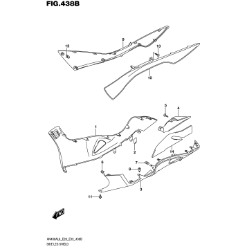 SIDE LEG SHIELD (AN400ZAL6 E28)