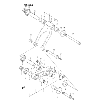 CUSHION LEVER (M/N/P/R)
